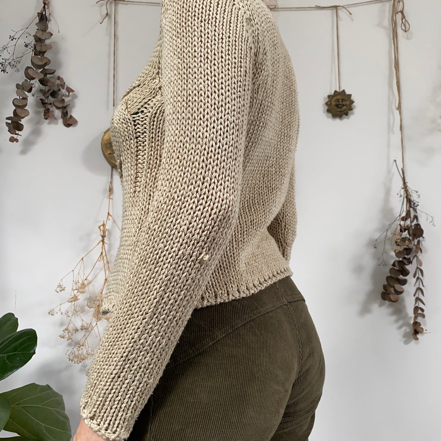 Oat knit jumper - size M