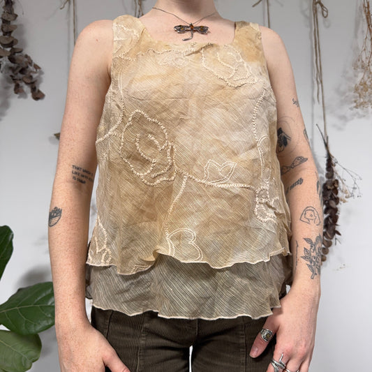Earthy top - size L/XL