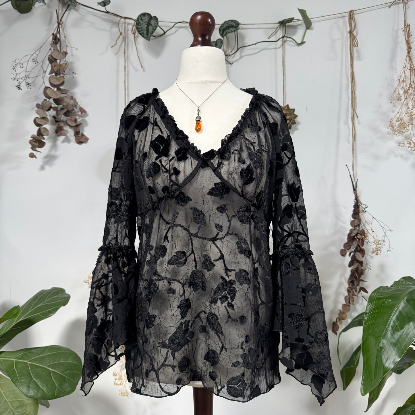 Black blouse - size M/L