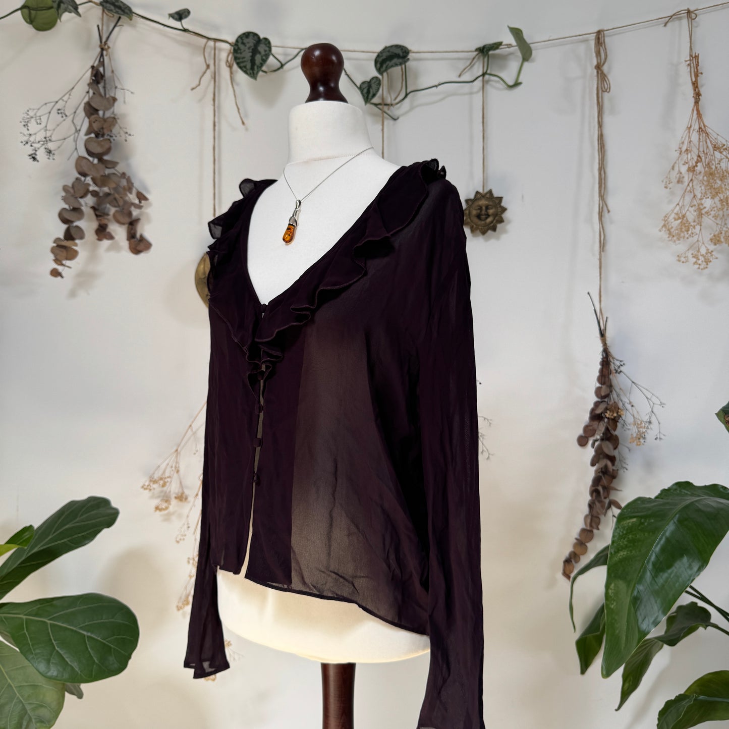 Purple blouse - size L/XL