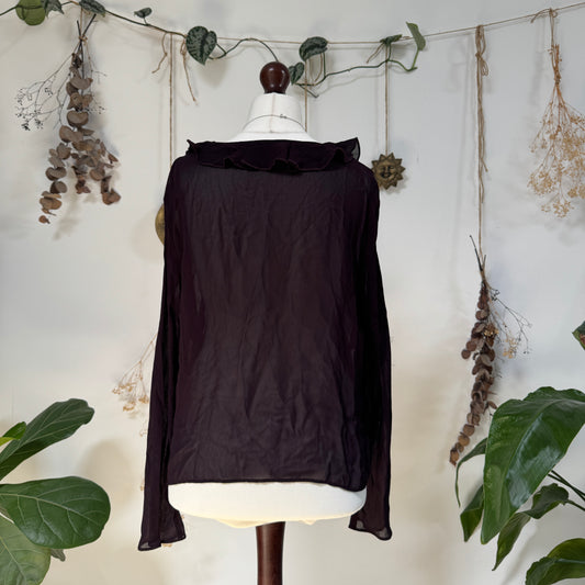 Purple blouse - size L/XL