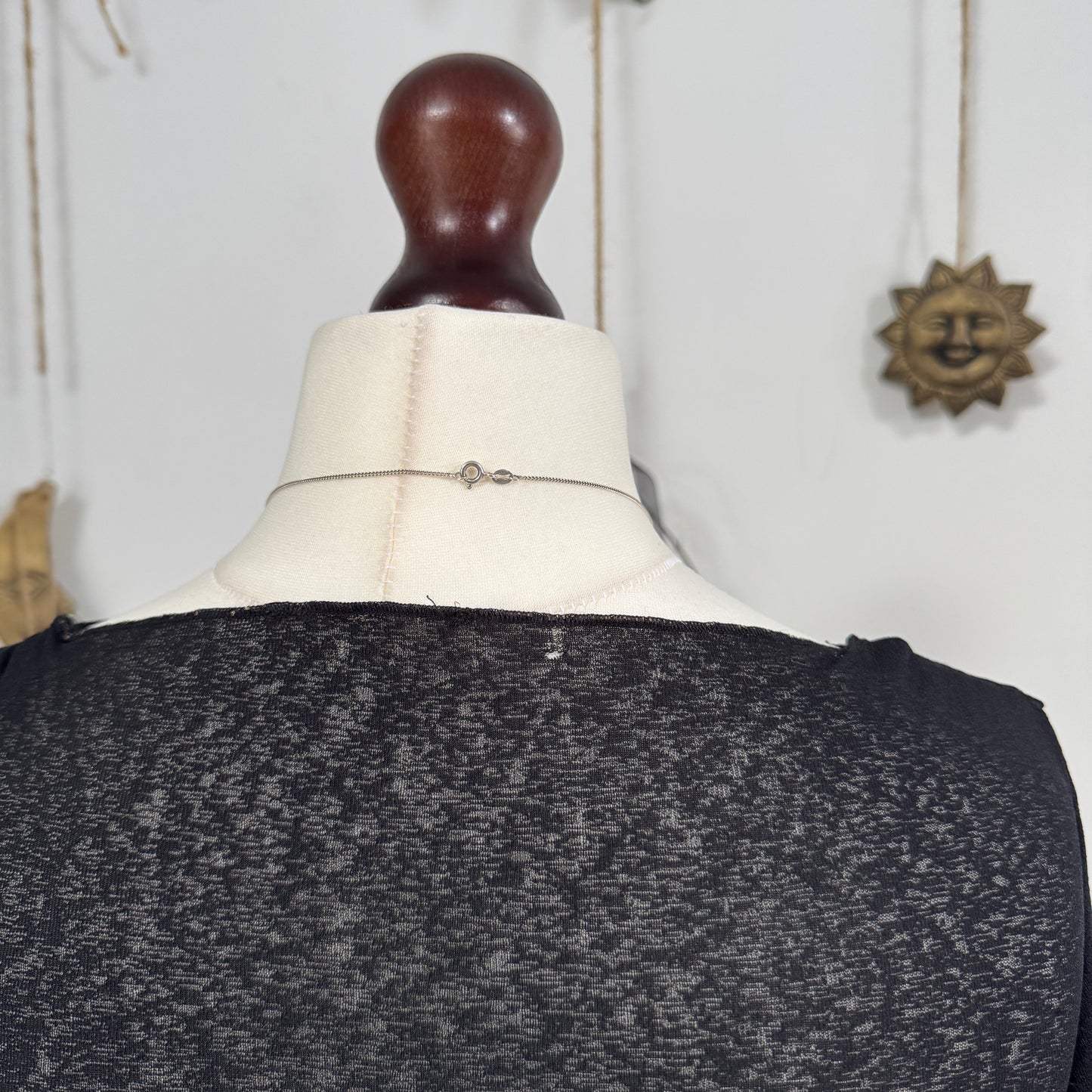 Black mesh top - size S/M