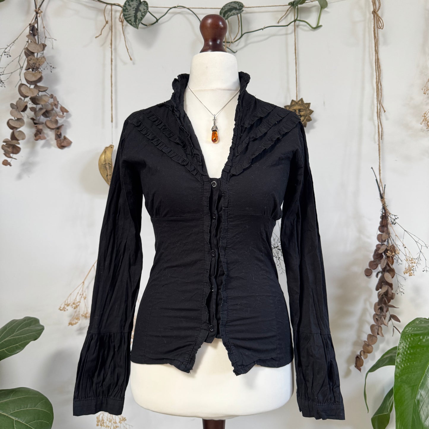 Black blouse - size S