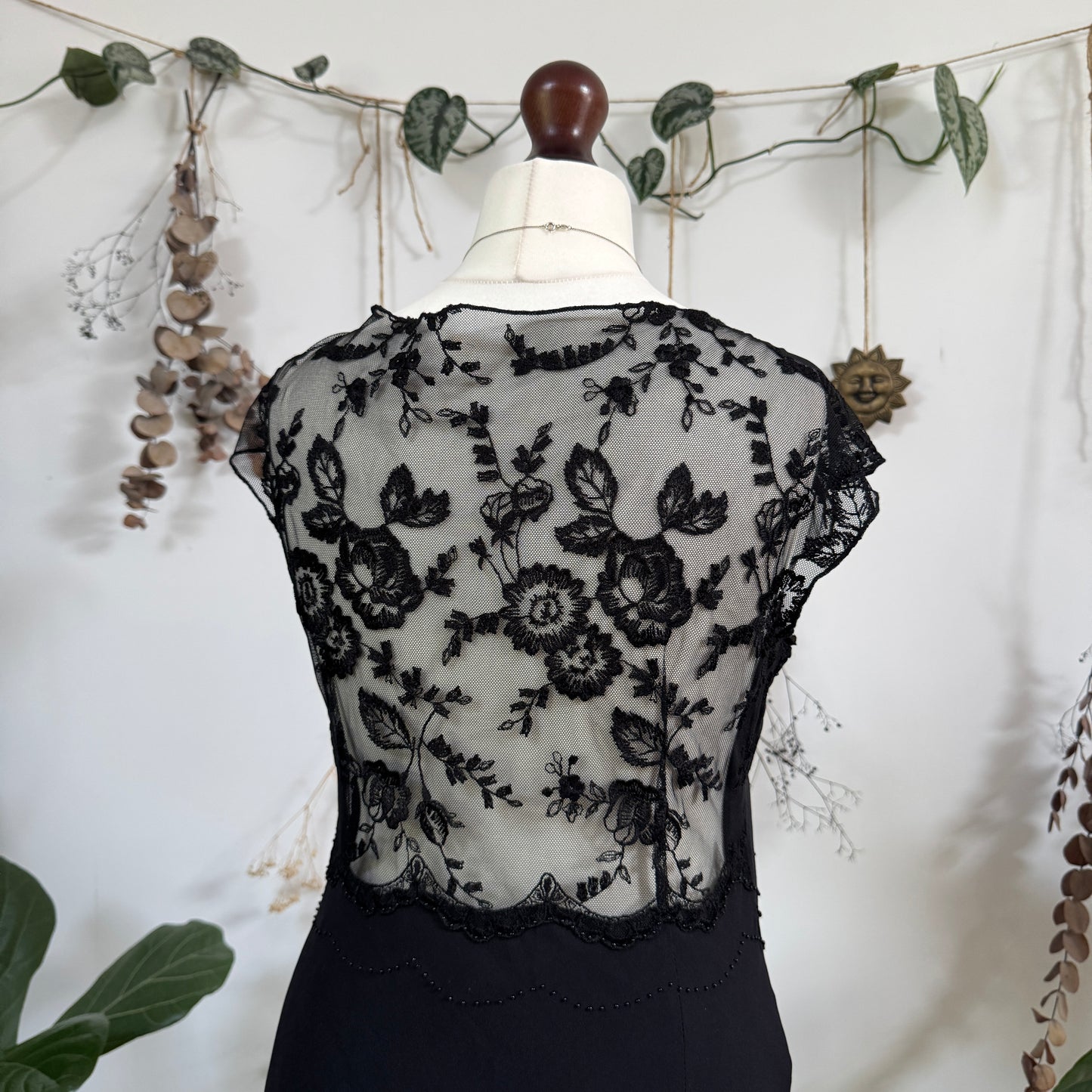 Black evening dress - size L