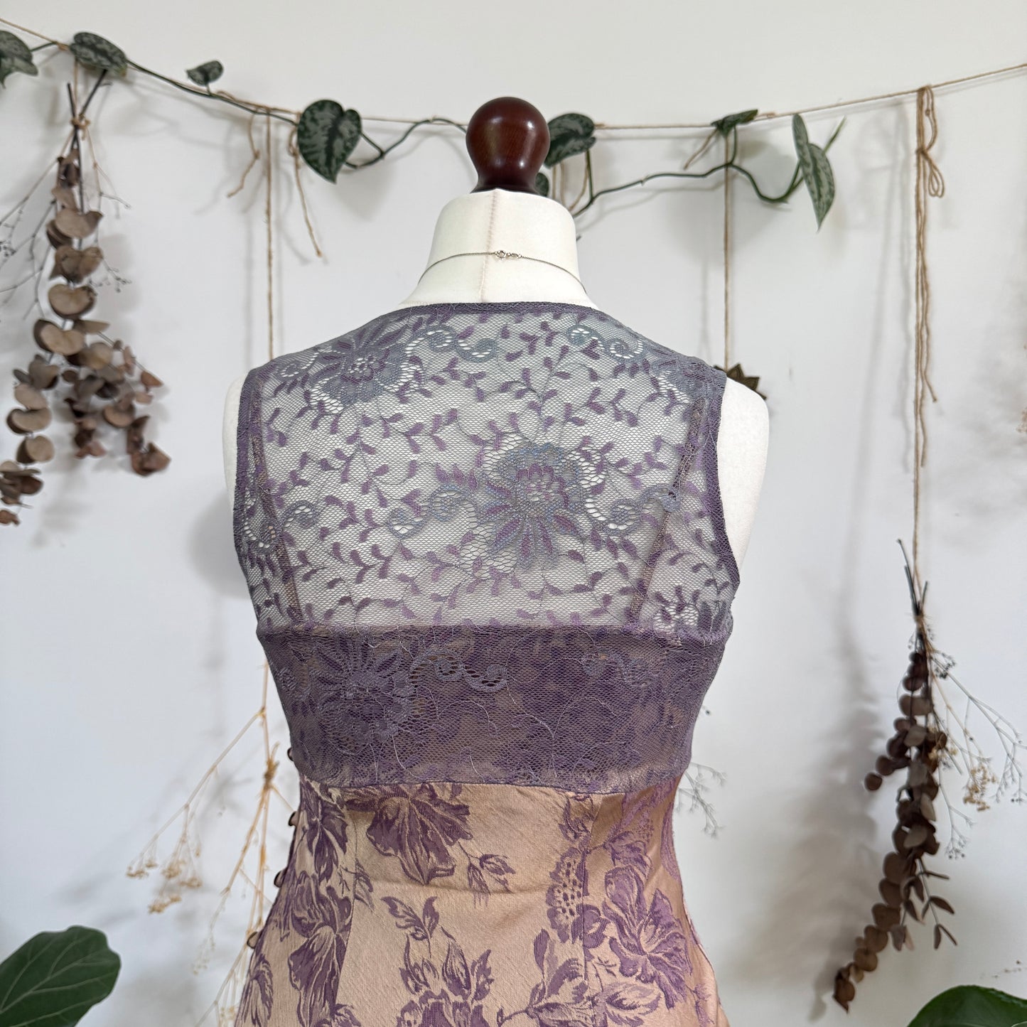 Lilac floral dress - size S