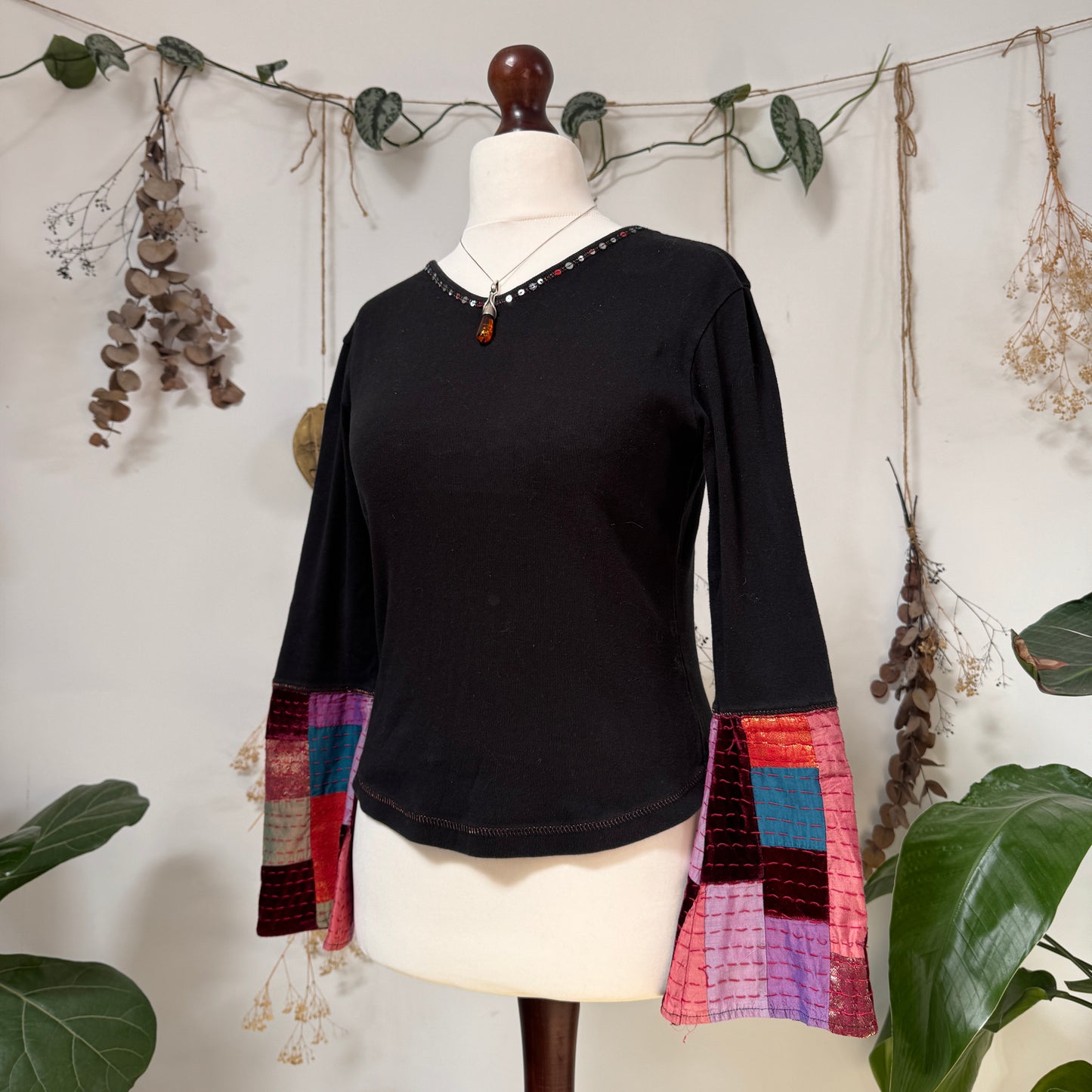 Patchwork top - size M