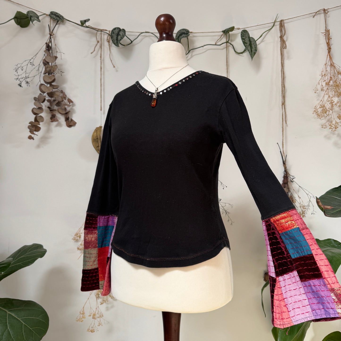 Patchwork top - size M
