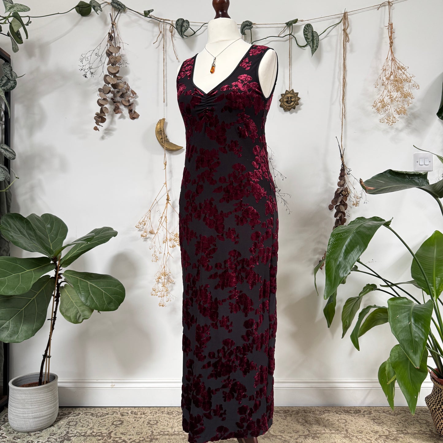 Velvet dress - size M
