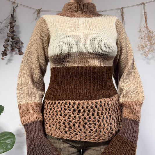 Earthy knit jumper - size S/M