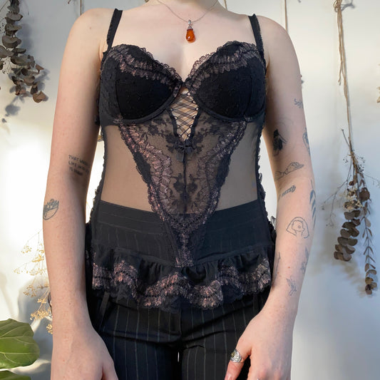 Black corset - size M