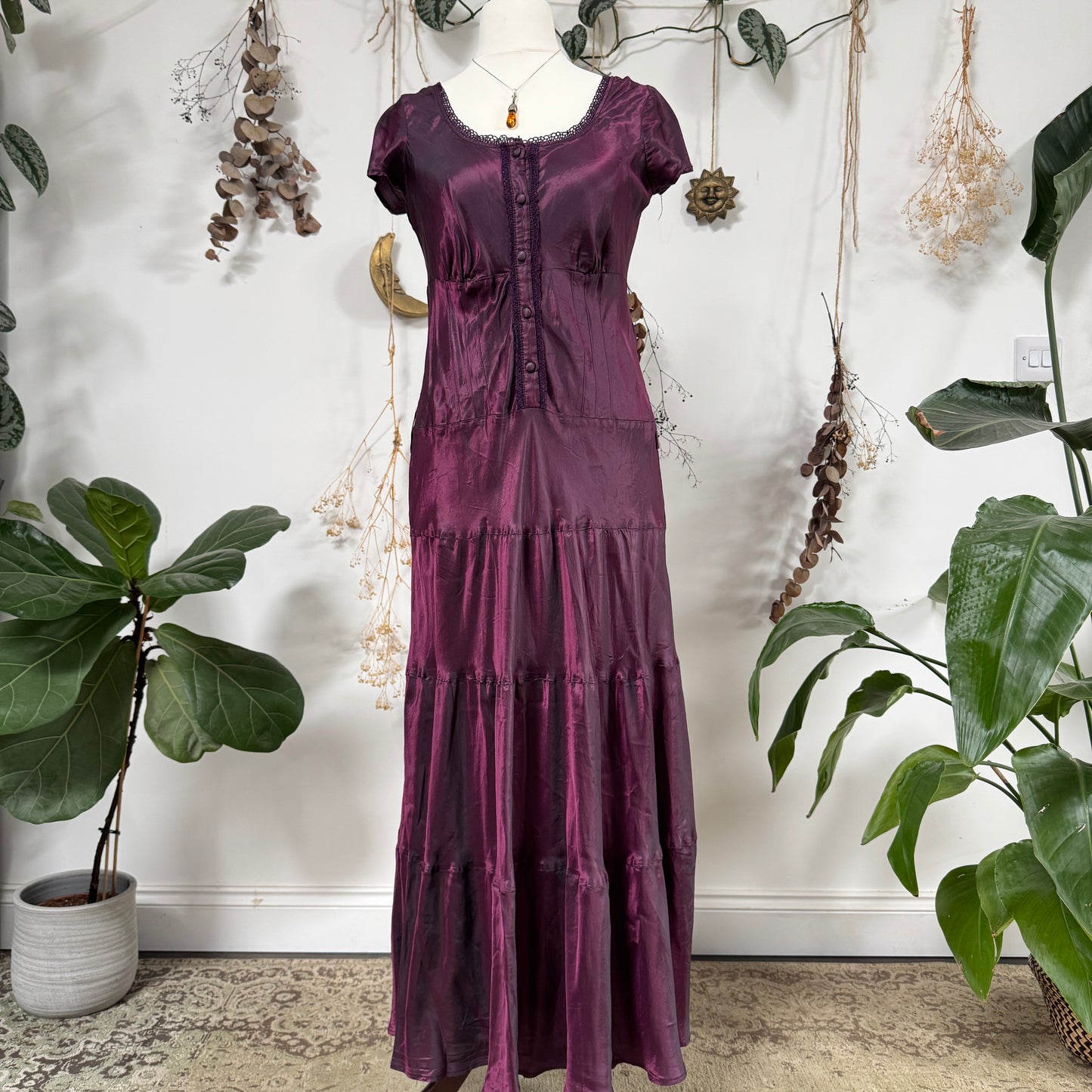 Purple iridescent dress - size M/L