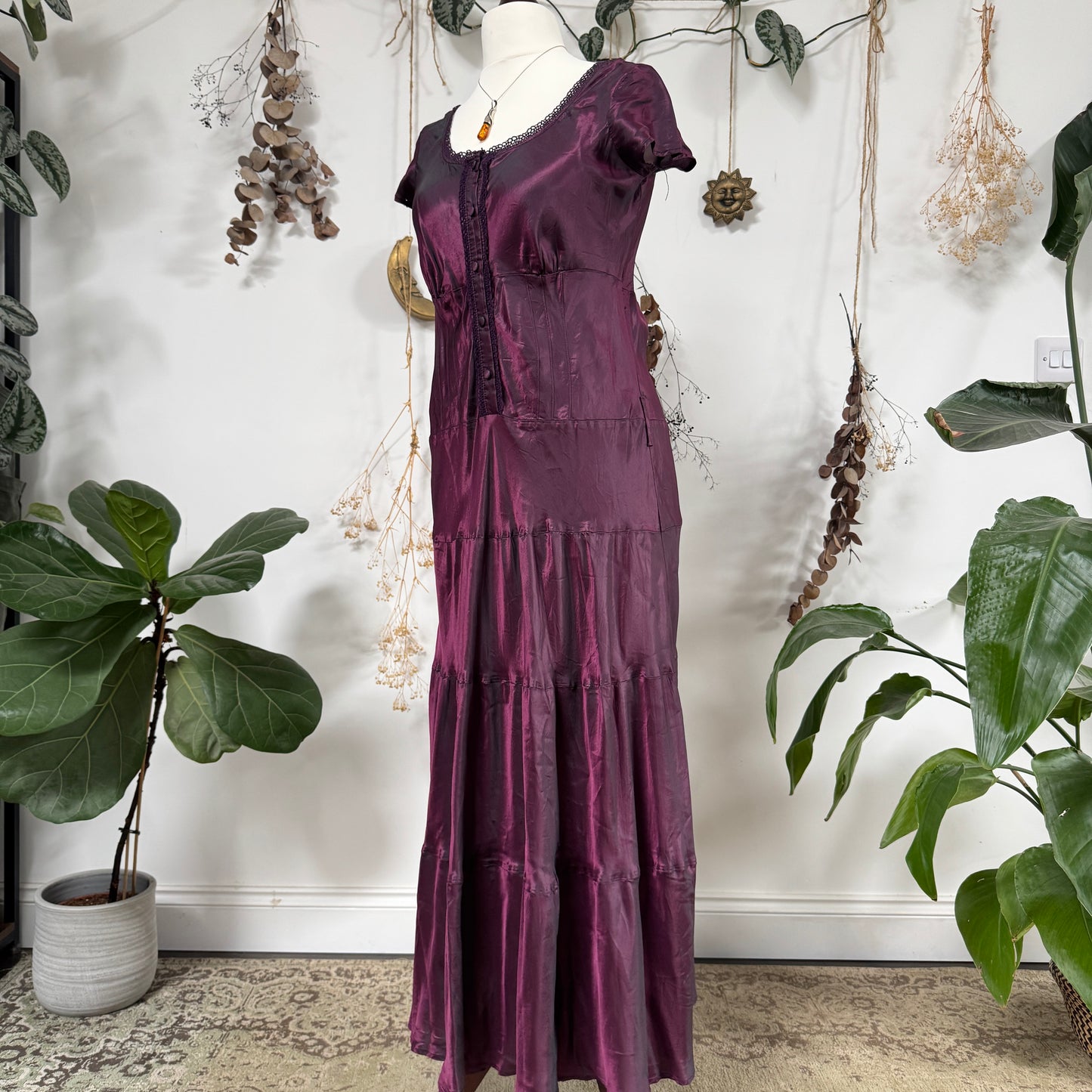 Purple iridescent dress - size M/L