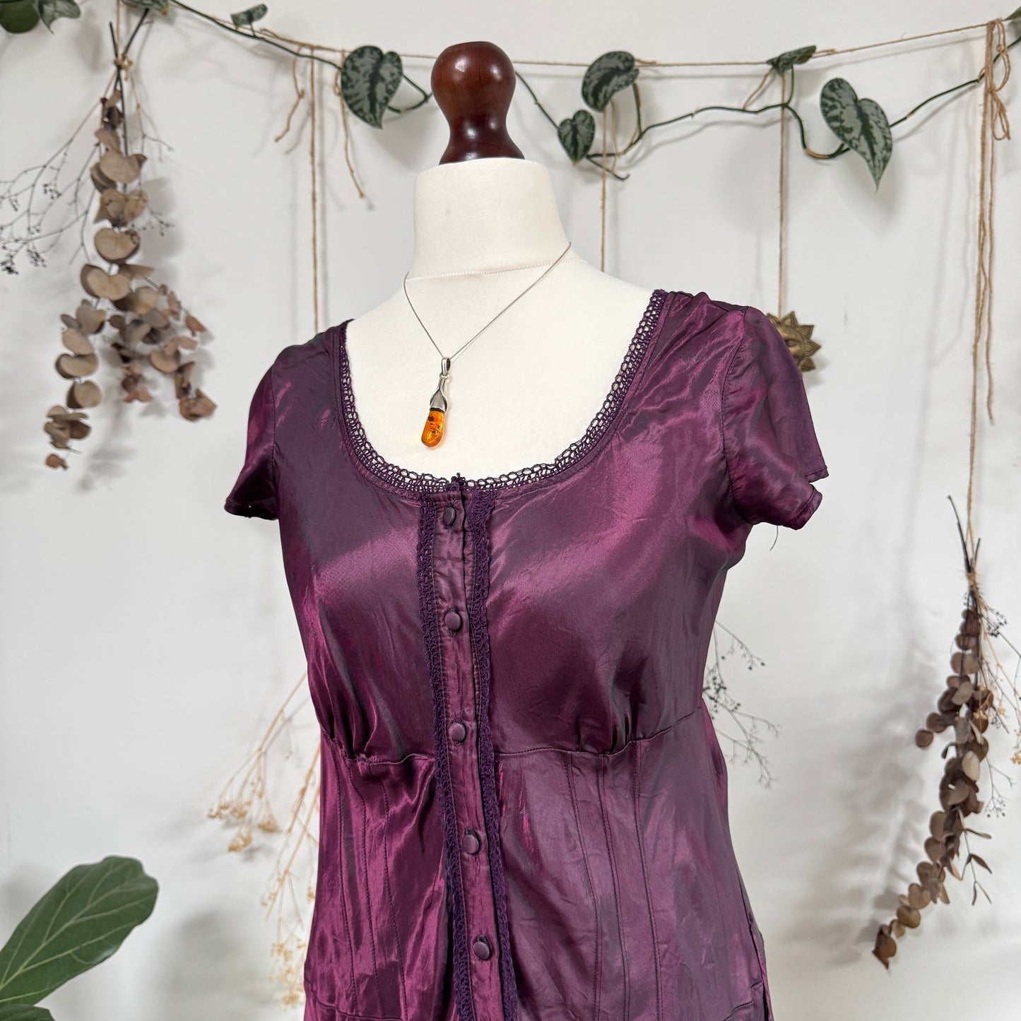 Purple iridescent dress - size M/L
