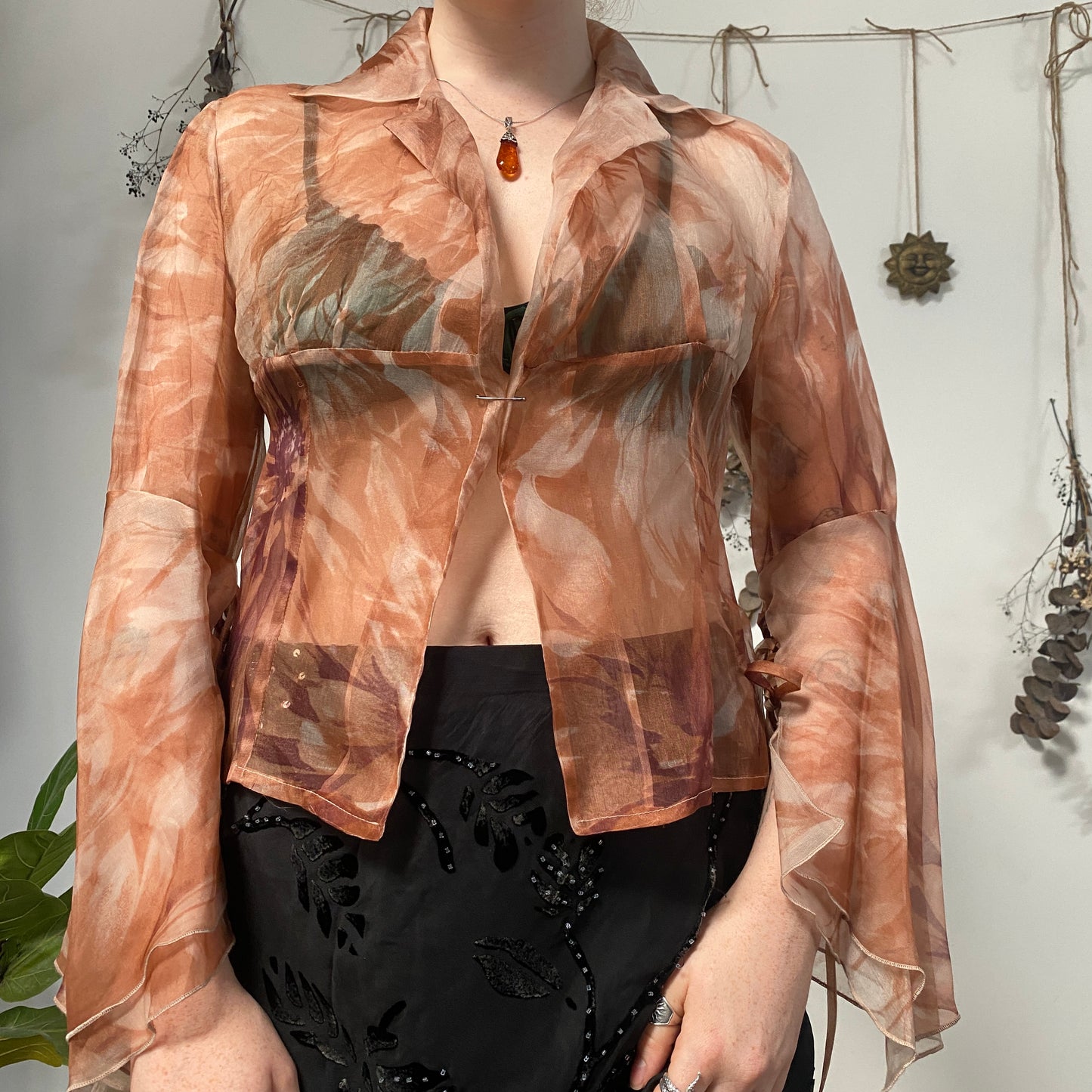 Sheer top - size M