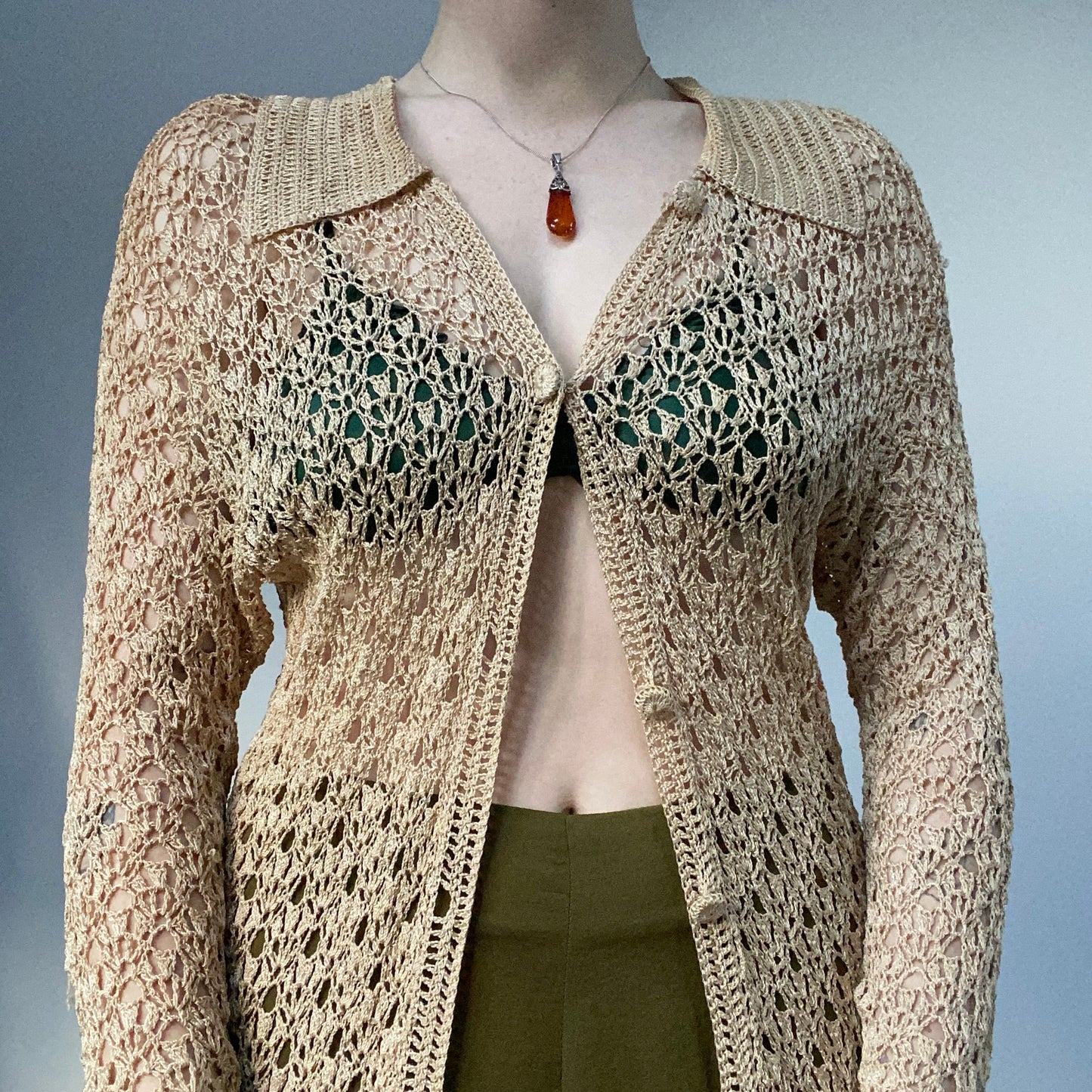 Crochet cardigan - size M