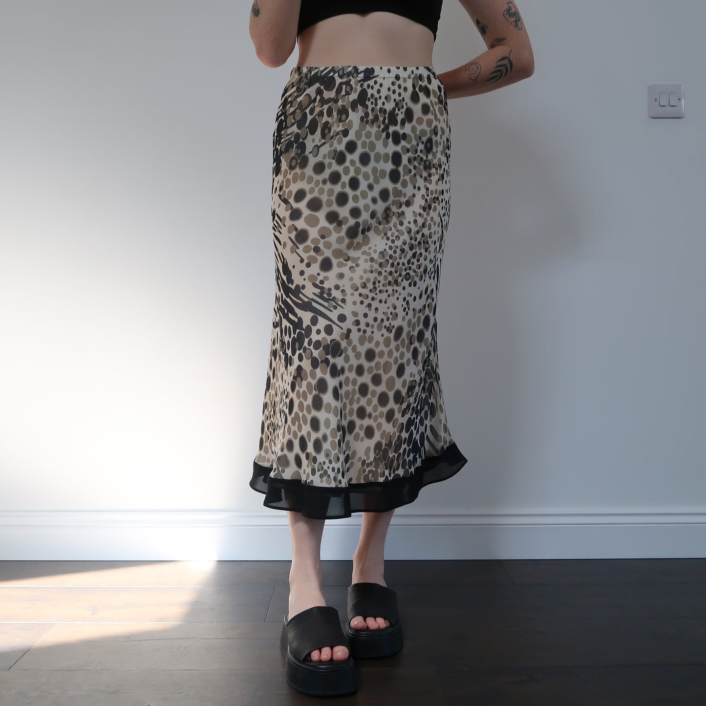 Earthy maxi skirt - size 14